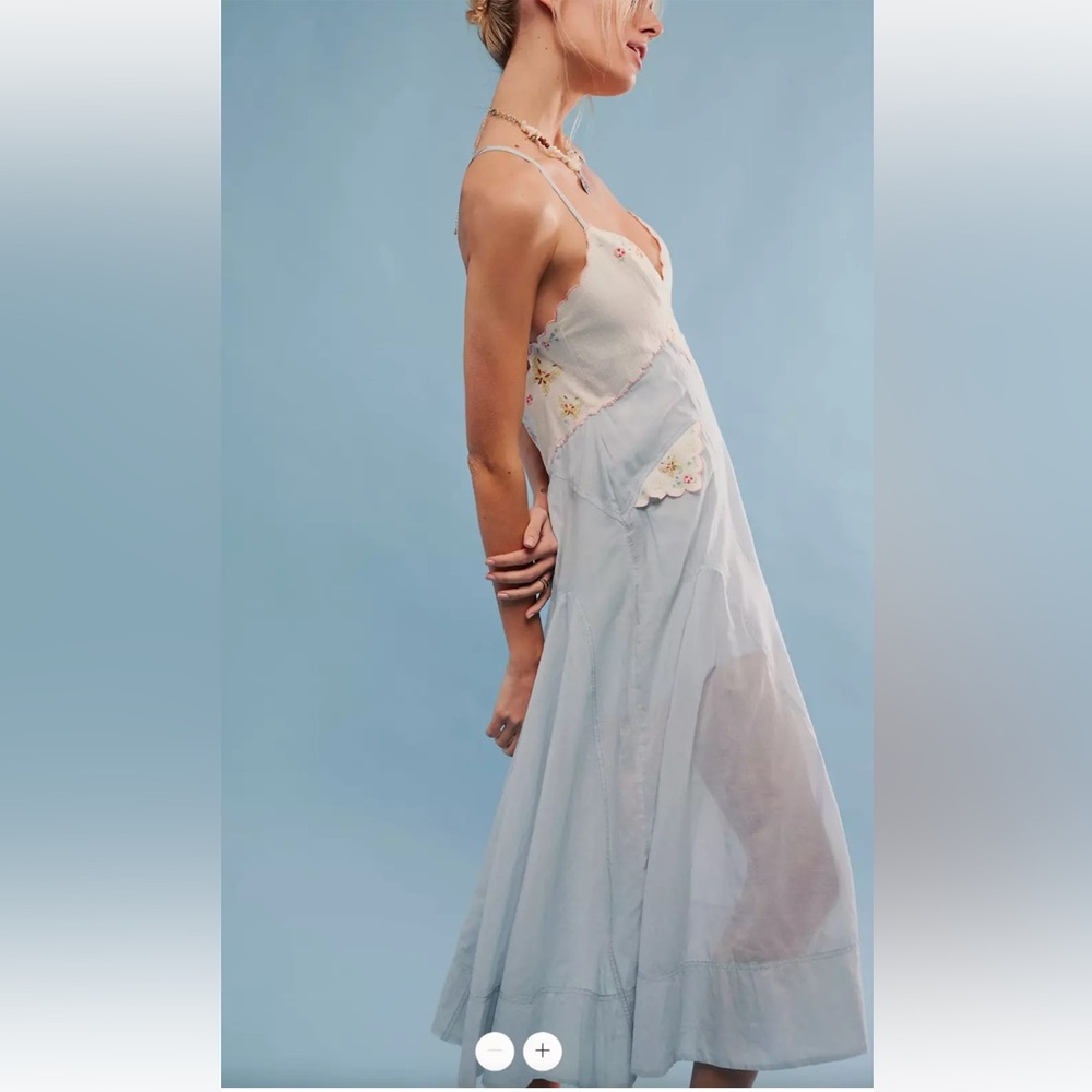 FREE PEOPLE THIS AND THAT MIDI DRESS 🌷 - Picture 3 of 5